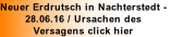 Neuer Erdrutsch in Nachterstedt - 28.06.16 / Ursachen des Versagens click hier